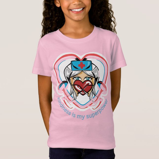 Camiseta A bondade é o meu superpoder (Frente)