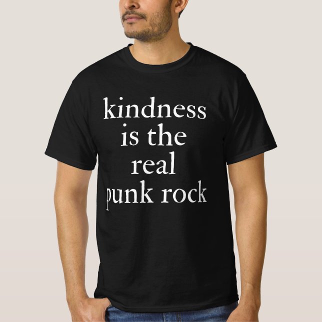 Camiseta A Bondade É O Verdadeiro Punk Rock (Frente)