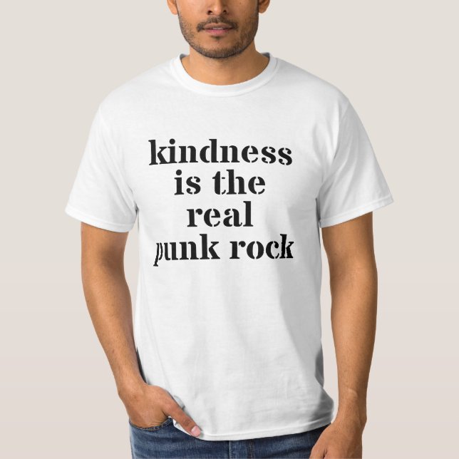 Camiseta A Bondade É O Verdadeiro Punk Rock (Frente)