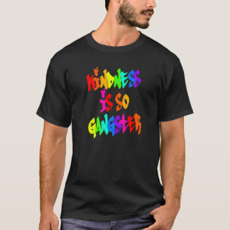 Camiseta A Bondade É Tão Gangster Arco-Íris Anti Bullying S