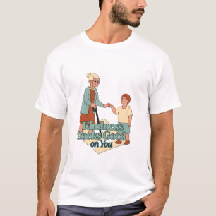 Camiseta A Bondade Fica Bem Em Ti, design De Camisa.