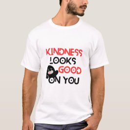 Camiseta A Bondade Fica Bem em Você – Mensagem Positiva Fof