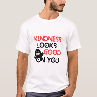 Camiseta A Bondade Fica Bem em Você – Mensagem Positiva Fof