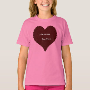 Camiseta A bondade importa coração