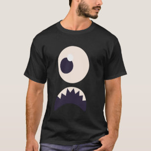 Camiseta A bonitinha masculina de monstro é cara ao custo d