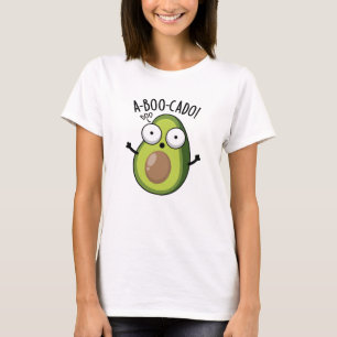 Camiseta A-boo-cado Piadas Assustadoras de Abacate Engraçad