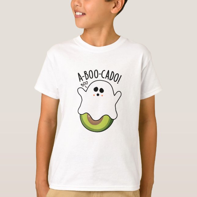 Camiseta A-boo-scado Funny Avocado Pun (Frente)