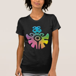 Camiseta a borboleta da cor