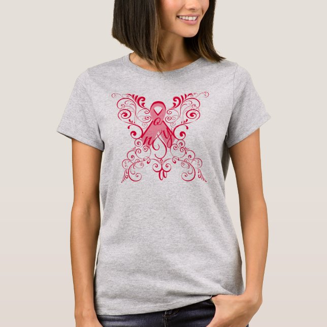 Camiseta A borboleta do t (Frente)
