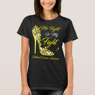 Camiseta A Borboleta Sua Luta É O Meu Cancer Da Infância