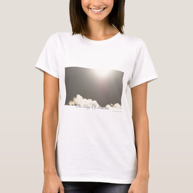 Camiseta A borda do Roupa, presentes e Coleções do céu (Frente)