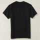 Camiseta A borda (preto) (Verso do Design)