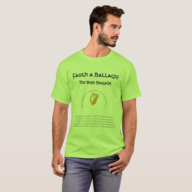 Camiseta A brigada irlandesa (Frente Completa)