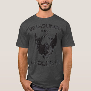 Camiseta A brincadeira é próxima à Deus, a barba aflita
