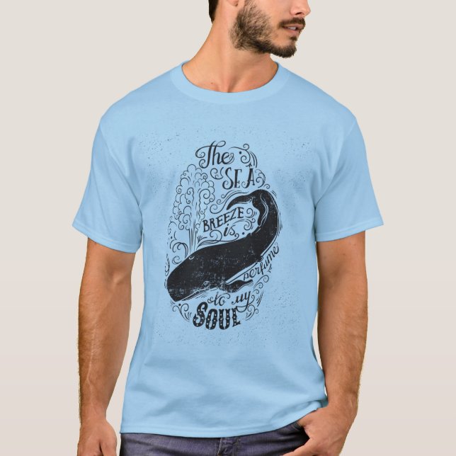 Camiseta A brisa de mar é perfume (Frente)