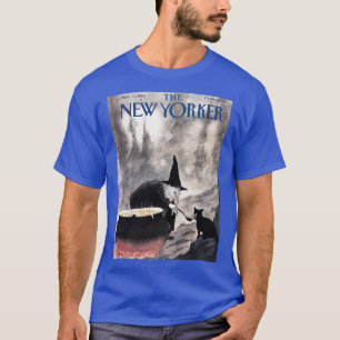 Camiseta A Bruxa E O Gato Negro Em Nova Poster