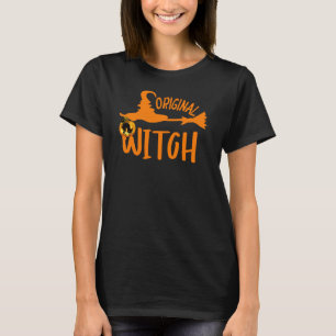 Camiseta A Bruxa Original Mãe e Coleção de Bebês Hallow