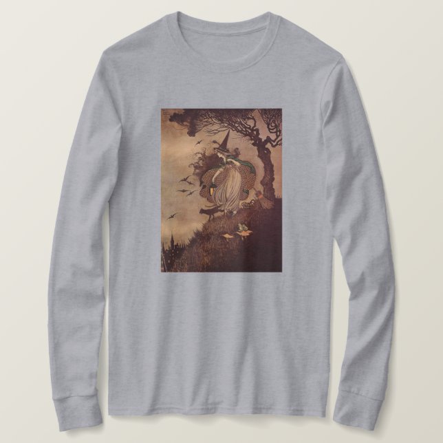 Camiseta A Bruxa Pequena (Frente do Design)