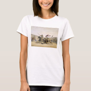 Camiseta A Bull que Segue-acima a carga, 1865 (cor