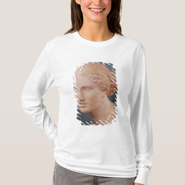 Camiseta A cabeça de Kauffmann, cabeça do Afrodite (Frente)