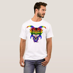 Camiseta A cabeça do dragão grande do orgulho