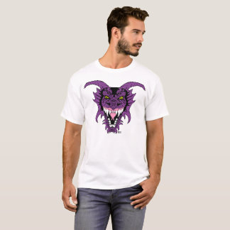 Camiseta A cabeça do dragão roxo