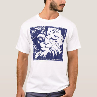 Camiseta A cabeça do leão - azul