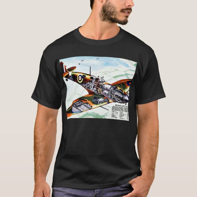 Camiseta A cabeça-quente nova de Grâ Bretanha (Frente)
