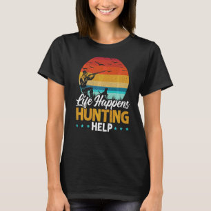Camiseta A Caça Ajuda O Caçador De Animais Da