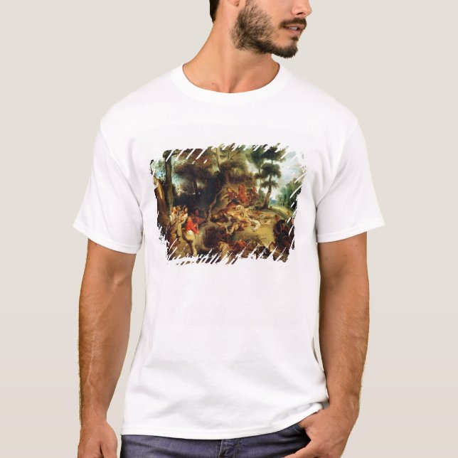 Camiseta A caça do javali (Frente)
