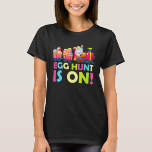 Camiseta A Caça Do Ovo Está Nas Crianças De Páscoa De Carri