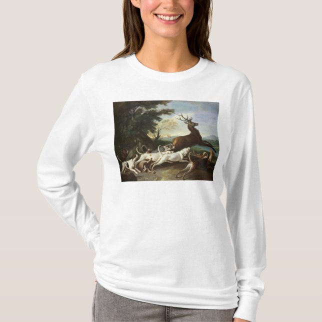 Camiseta A caça dos cervos, 1718 (Frente)