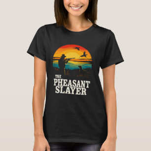 Camiseta A Caçadora De Pheasant Caçador De Pheasant Upland