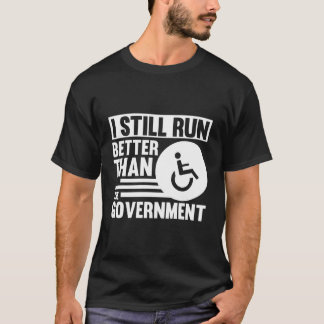 Camiseta A Cadeira De Rodas Eu Ainda Corro Melhor Que O Gov