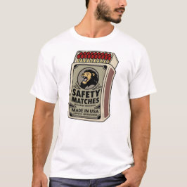 Camiseta A Caixa de Fósforos Retro do Casal Perfeito