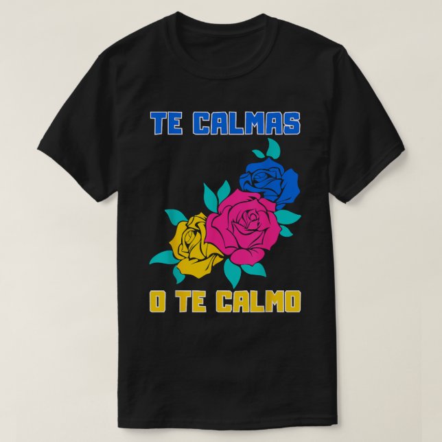 Camiseta A Calute Calmas Do Calmo, Espanhol (Frente do Design)