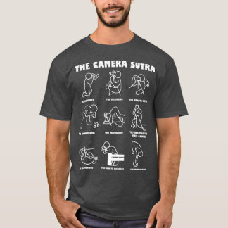 Camiseta A câmera fotográfica Sutra Kamasutra Cameraman