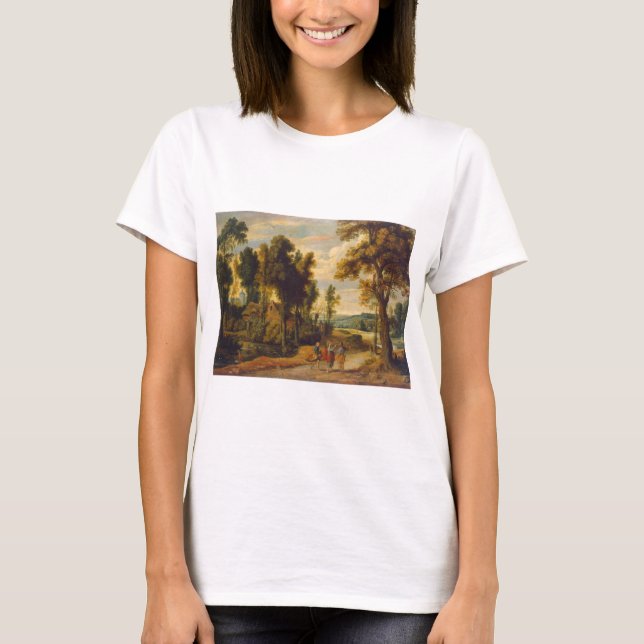 Camiseta A Caminhada Para Emaús Com Cristo (Frente)