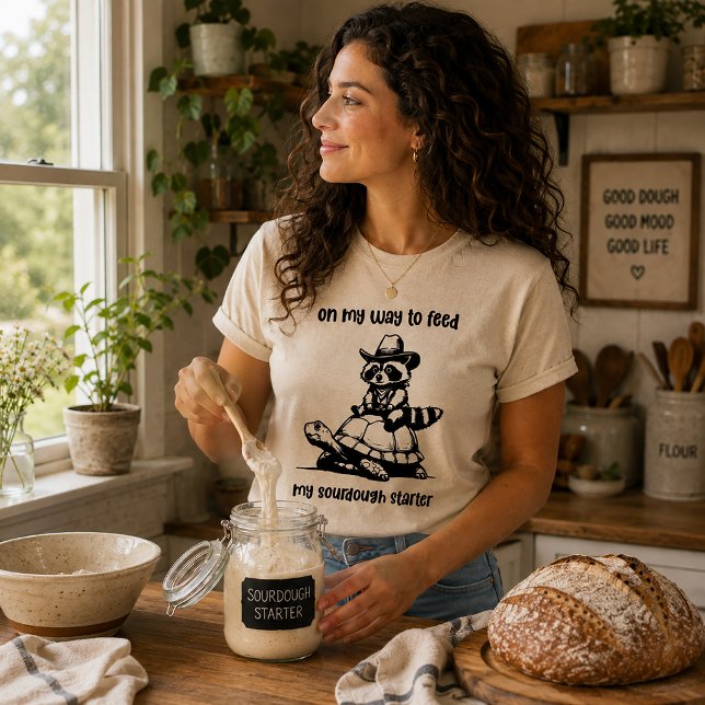 Camiseta A Caminho de Alimentar Minha Massa Mãe (Criador carregado)