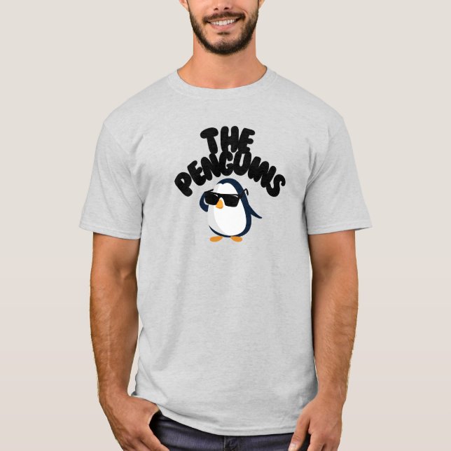 Camiseta A Camisa-T "Earth Angel" dos Pinguins - Doo-Wop do (Frente)