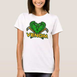 Camiseta A camisola de alças das mulheres do veneno