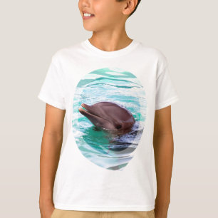 Camiseta A camisola do miúdo do design do golfinho