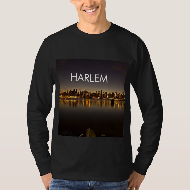 Camiseta A camisola dos homens de Harlem (Frente)