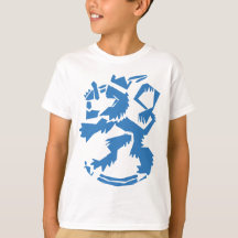 A camisola dos miúdos do leão dos Arty