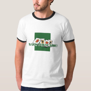 Camiseta A campainha-t do viciado do póquer de Pai Gow