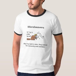 Camiseta A campainha T dos homens: O Werebeaver majestoso
