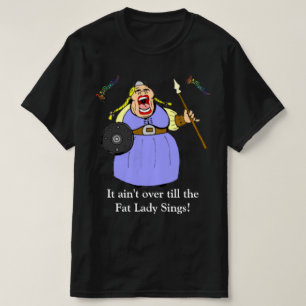 Camiseta A Cantora Gorda Canta