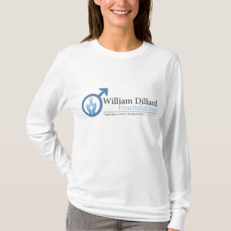 Camiseta A Capa longa cabida das mulheres de WDF (branca)