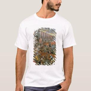 Camiseta A captação de Constantinople em 1204 (óleo no c