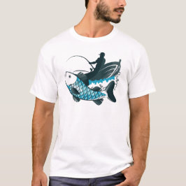 Camiseta A Captura do Pescador - A Alegria da Pesca